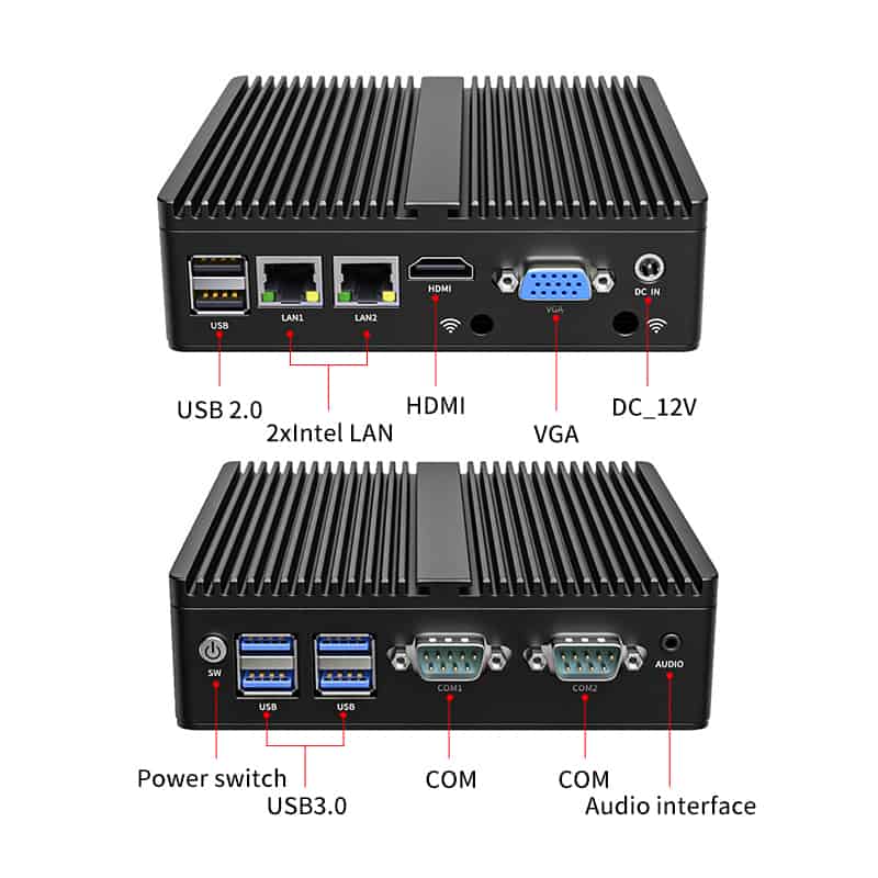 Fanless Box home router Firewall