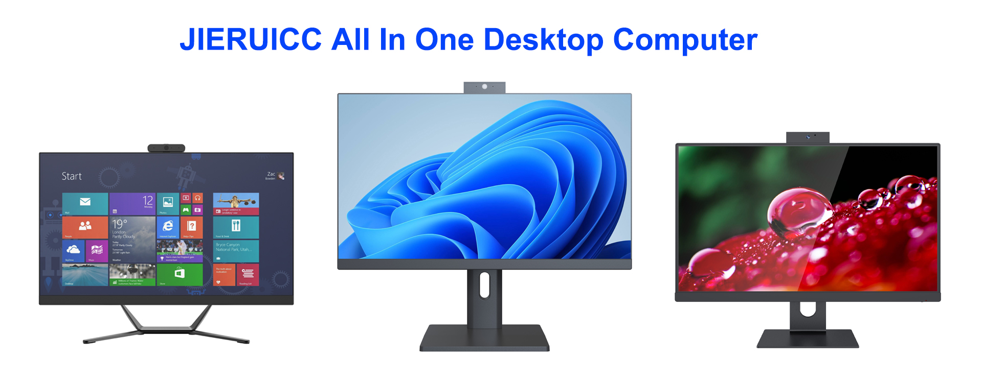 jieruicc cheap all in one pc 23.8inch 